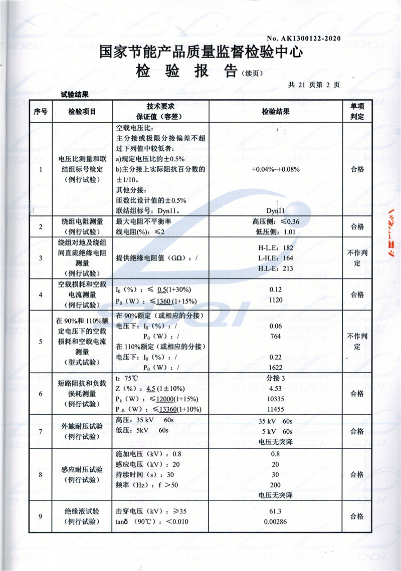 高低压试验报告-S11-1250乌伊岭乌伊岭乌伊岭油浸式变压器-2.jpg